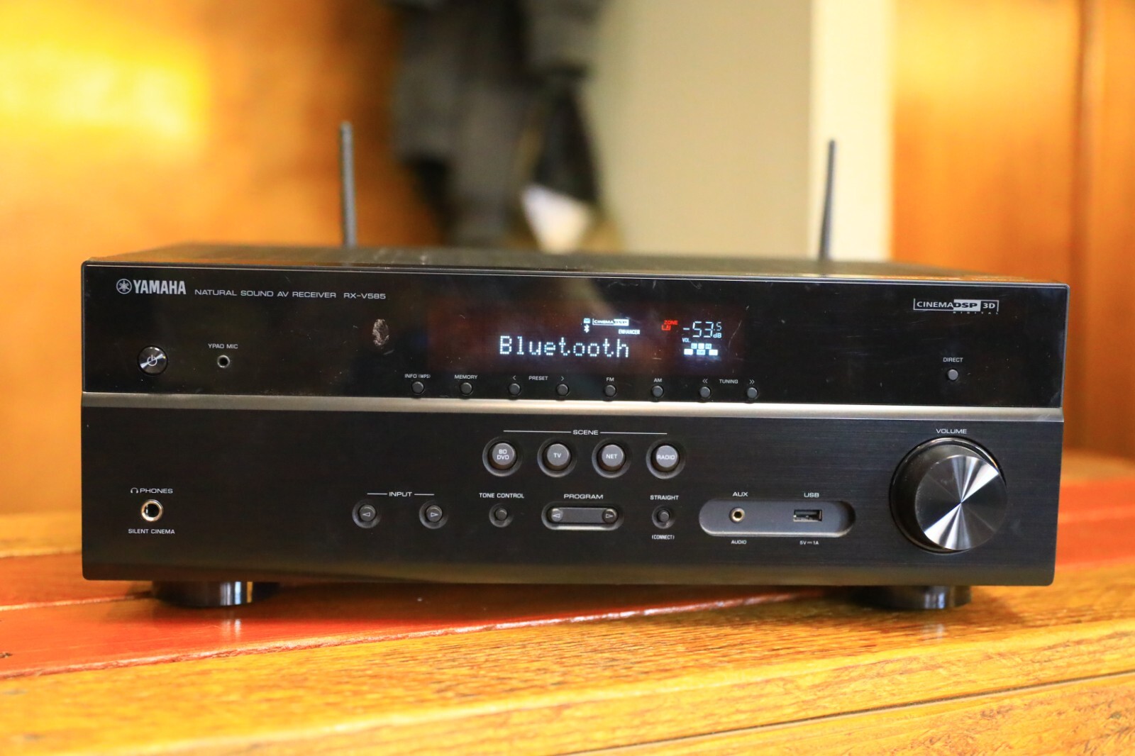YAMAHA RX-V585 AV receiver 7.2-chnl Wi-Fi®, Bluetooth YAMAHA RX-V585 AV receiver 7.2-chnl Wi-Fi®, Bluetooth