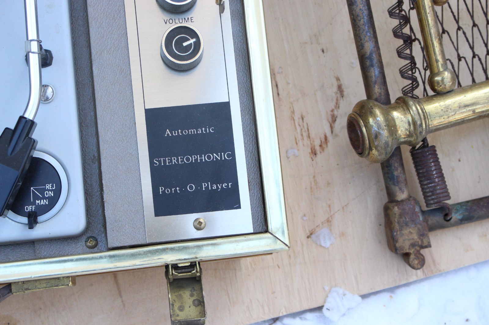 Vintage Marconi 1124 Stereophonic Portable RECORD PLAYER Turntable RETRO Vinyl