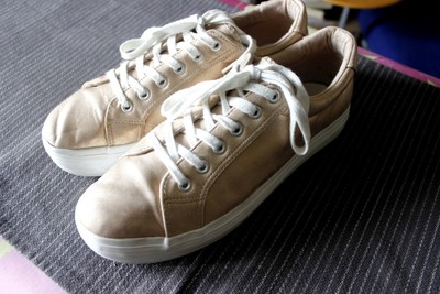 Schicke Damen Sneakers Test Vergleich +++ Schicke Damen Beige schicke Halbschuhe von Graceland Größe 39