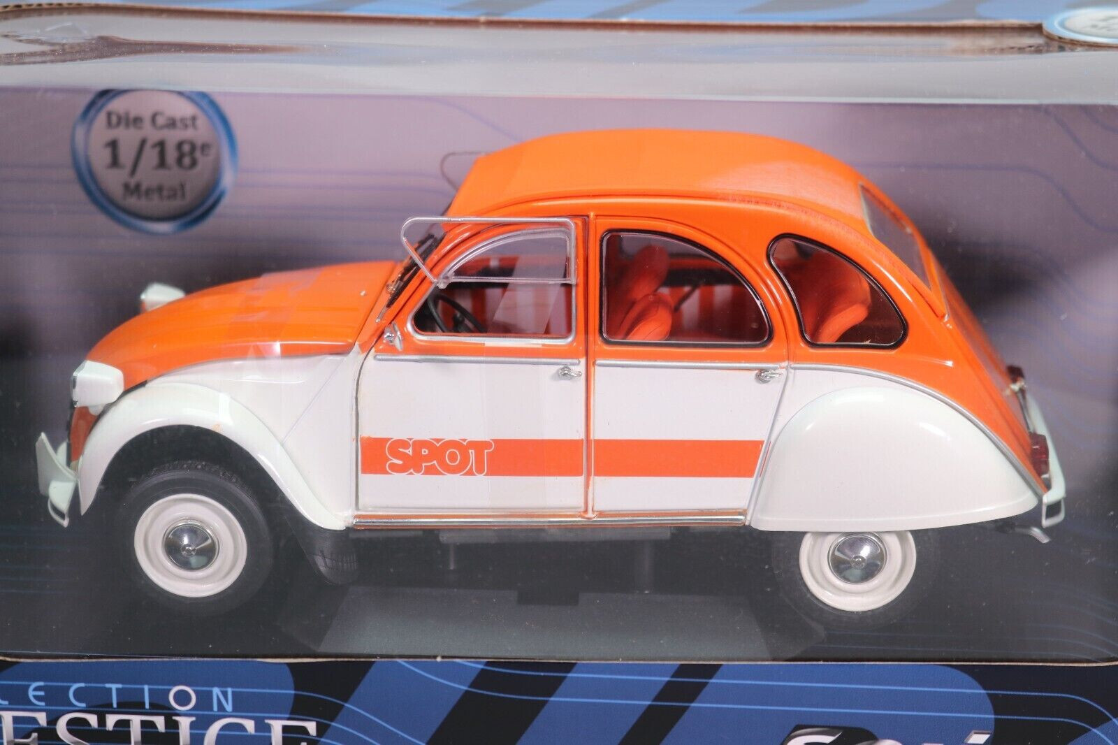 MINICHAMPS Citroën 2CV 1976 オレンジ Diecast model cars Citroen 2CV 1/18 Minichamps orange 1976