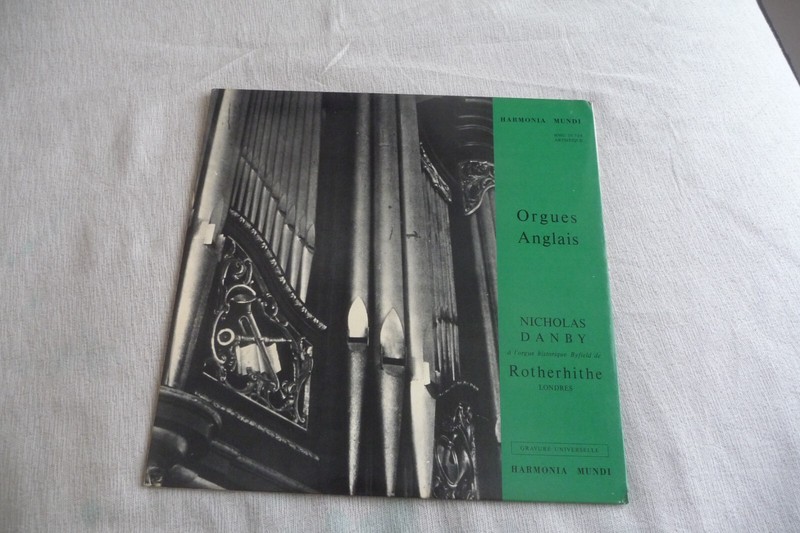 Orgues Anglais Lp Nicholas Danby A L'Orgue Byfield De Rotherhithe Londres