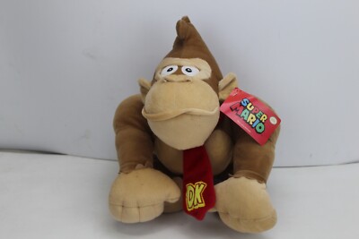 Super Mario Donkey Kong 12'' Plush Stuffed Monkey Ape Nintendo 2016 With Tag