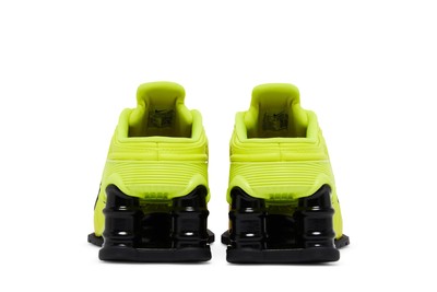 Pre-owned Nike Martine Rose X Wmns Shox Mule Mr4 'safety Orange' Dq2401-800 In Safety Orange/black/metallic Silver