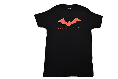 The Batman Mens Silhouette Bat Movie Logo Black T-Shirt New S, L, XL, 2XL