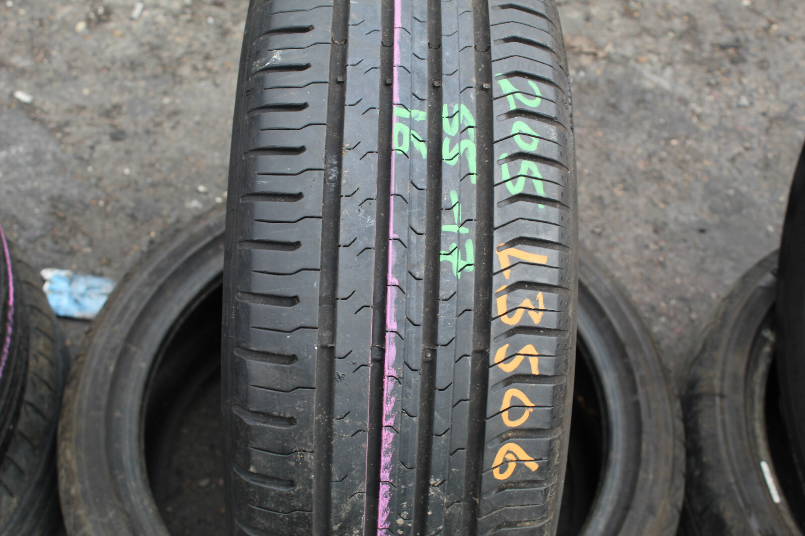 205 55 16 Continental, Eco Contact 5, 91V x1 Single Tyre 7.0mm (F1_tyres) L3506