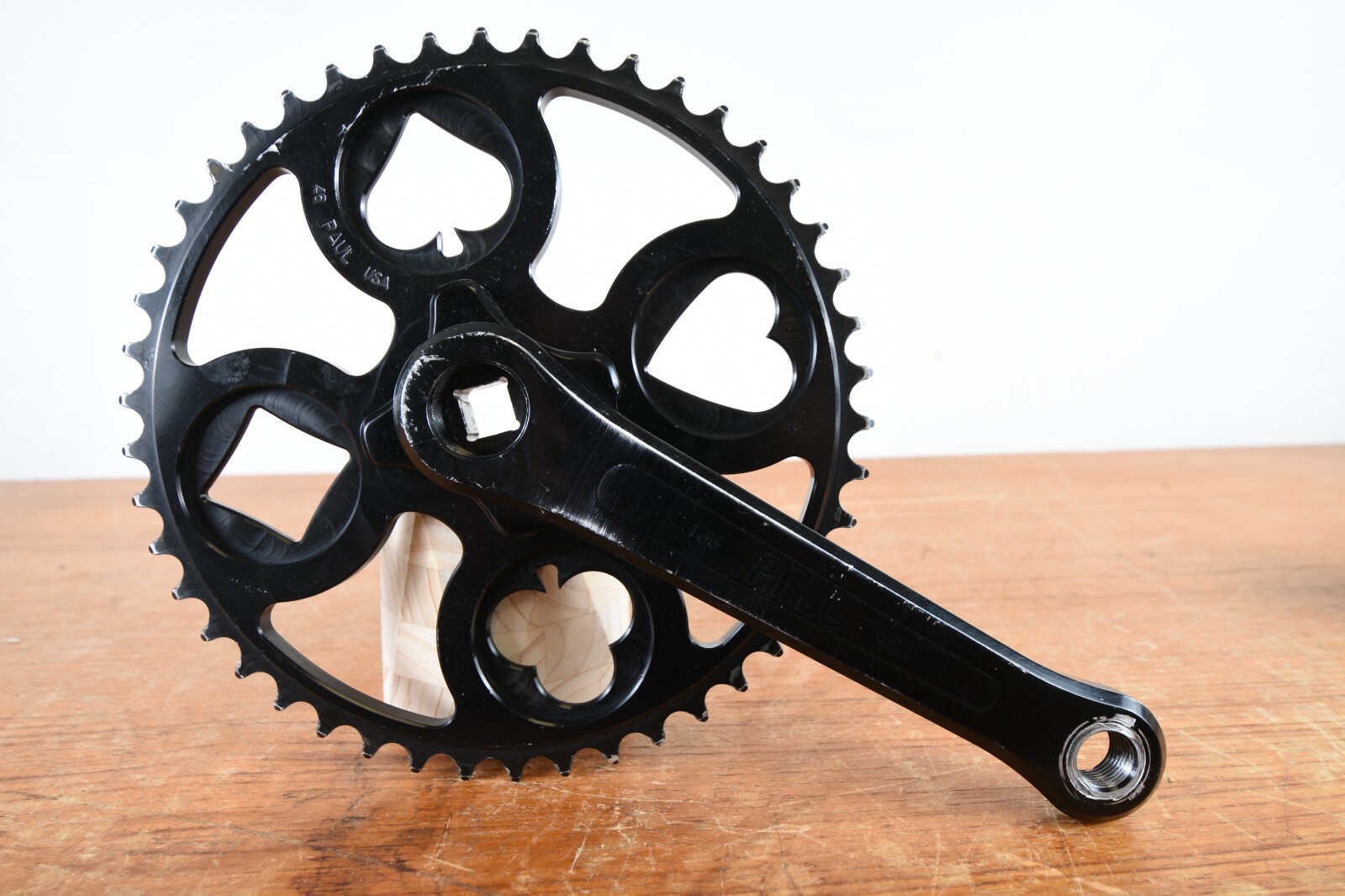 Paul Components Royal Flush Crankset 165mm 48t Black
