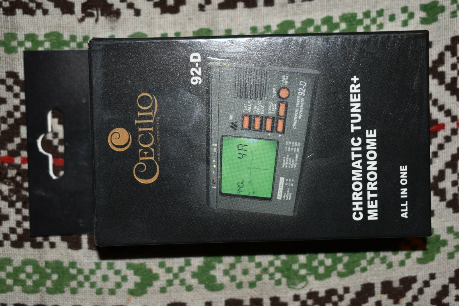 Cecilio 92-D Chromatic Tuner/Metronome NEW SEALED with Batteries