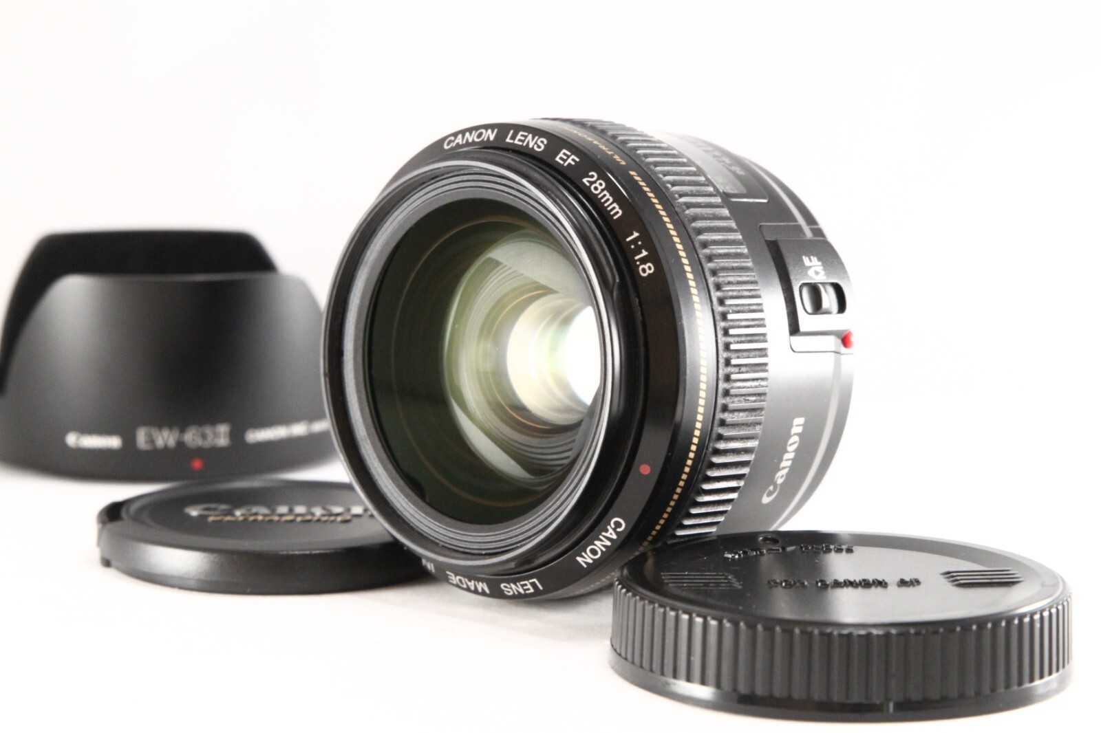 canon 28 1.8 美品 EXC+++] Canon EF 28mm F1.8 USM w/Caps AF Fixed Lens from