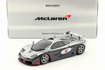 Mclaren F1 GTR Adrenaline Program Silver/Black 1:18