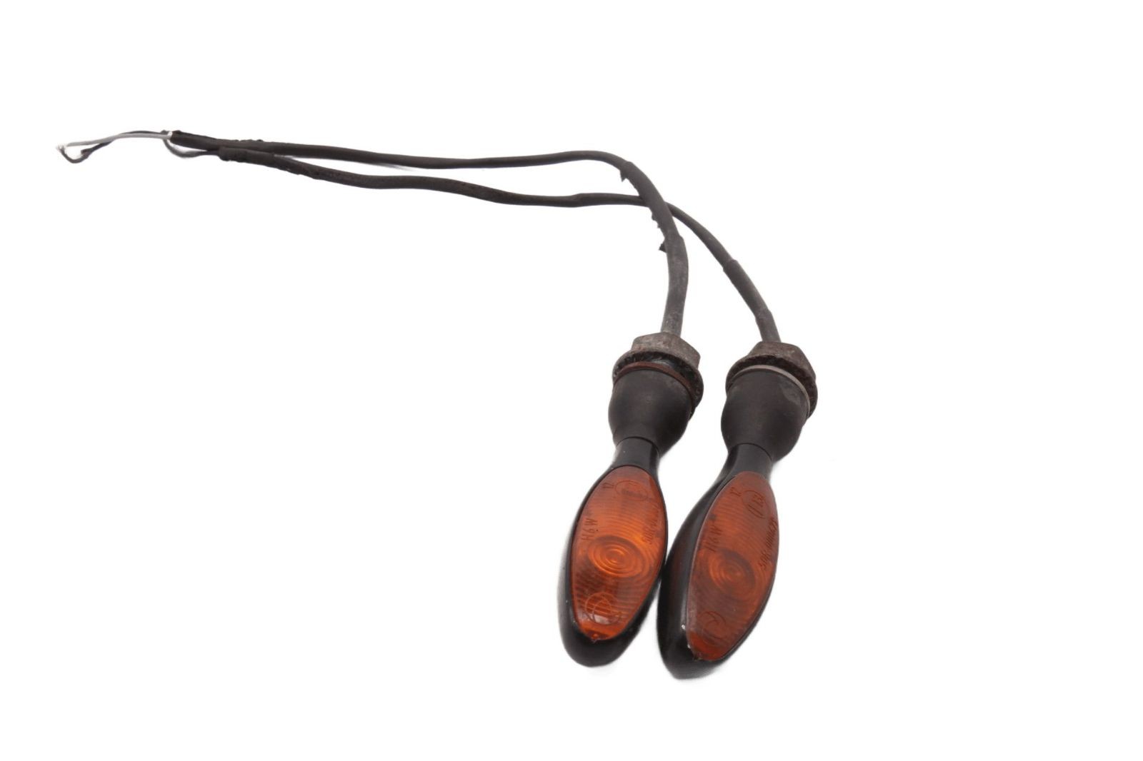 Paire de clignotants arrière orange noir feu arrière ovale BMW R 1100 S R2S 259 ​​​​98-05