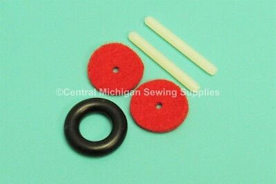 Plastic Press In Spool Pin Kit Fits Singer Models 401, 401A, 403, 403A, 404 