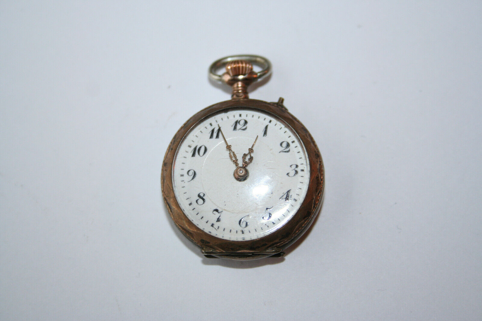 Antike Damen Taschenuhr Remontoir Cylindre 10 Rubis 800er, Handaufzug 