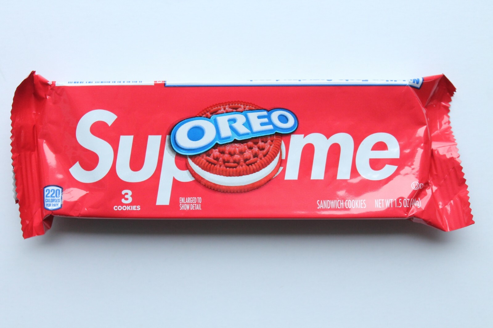 Supreme®/OREO Cookies ORDER IN HAND 1 Pack of 3 Cookies FREE Supreme®/OREO Cookies ORDER IN HAND 1 Pack of 3 Cookies FREE