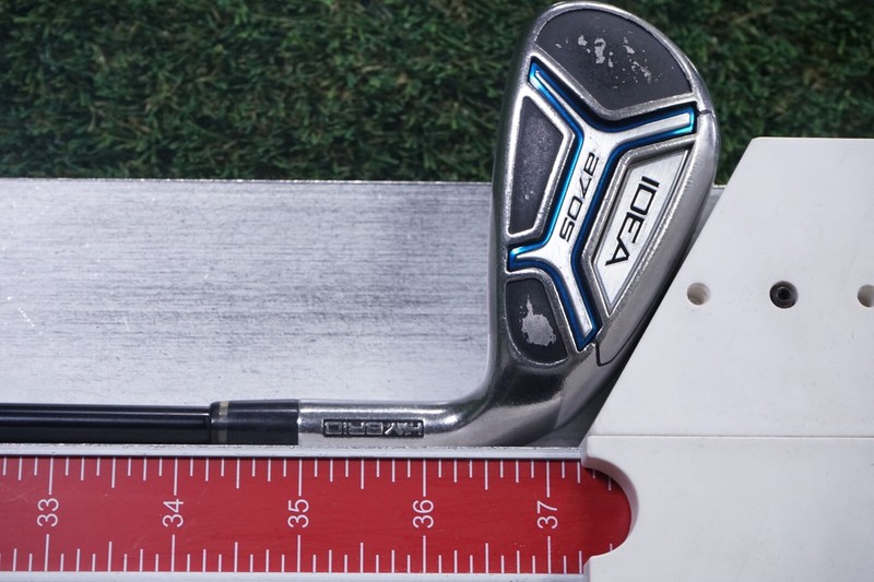 ADAMS GOLF IDEA A7 OS HYBRID IRON SET 4-P,S W/ PRO LAUNCH A SENIOR FLEX SHAFTS