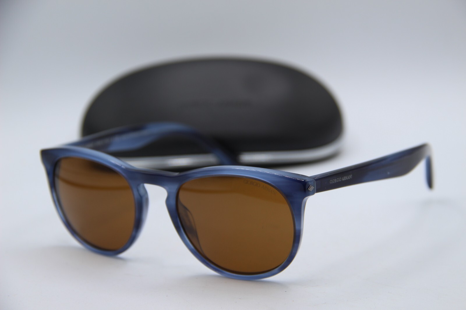 NEW GIORGIO ARMANI AR 8149 5901/33 BLUE HORN AUTHENTIC