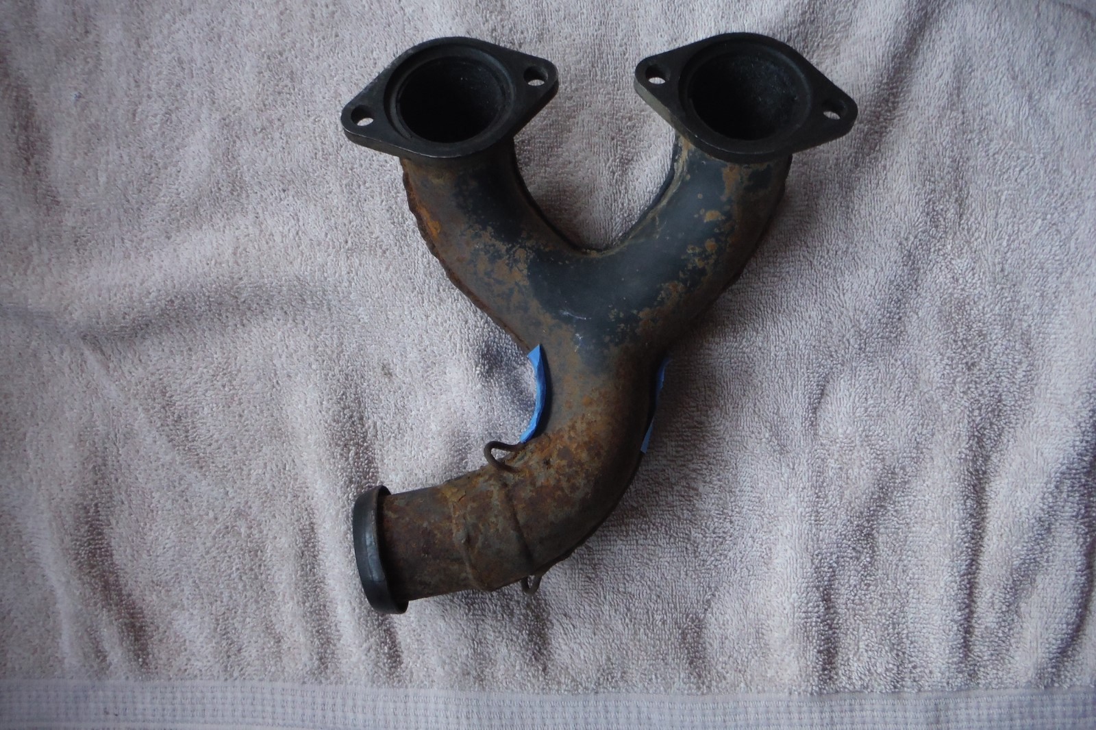 Vintage Yamaha Snowmobile Exhaust Y-Pipe 1972 1973 EW 643 GP 643