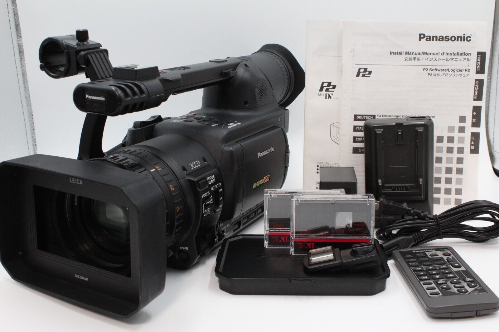 Near MNT】Panasonic AG-HVX205A P2 Camcorder TESTED works Near MNT】Panasonic AG-HVX205A P2 Camcorder TESTED works