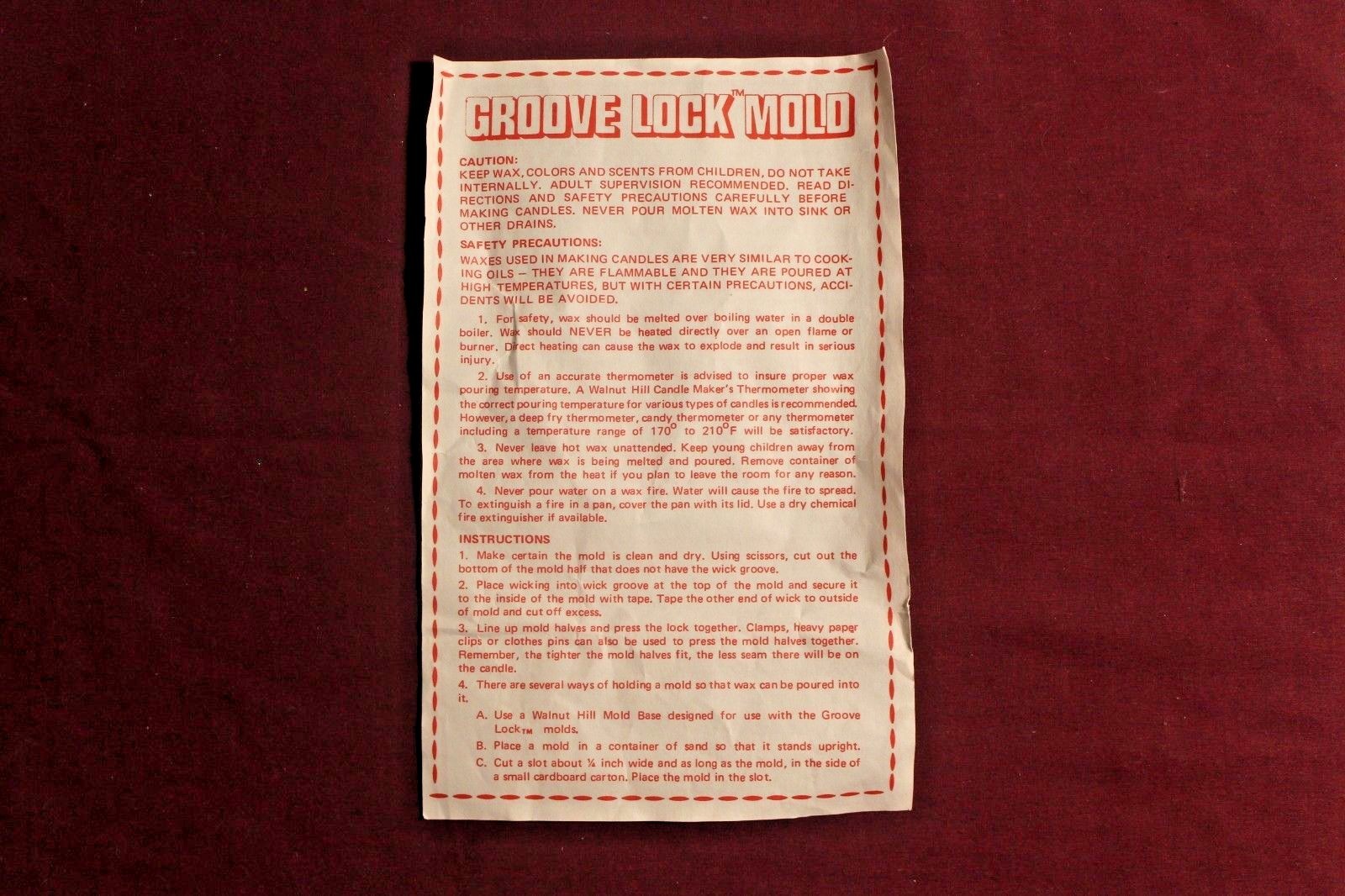 2 Piece Groove Lock Candle Mold Whale