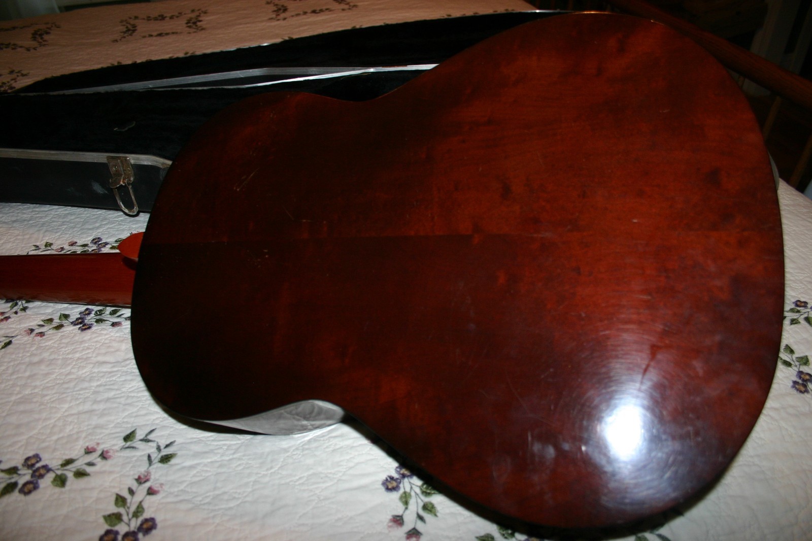 Vintage Yamaha G-60a Nippon Gakki Acoustic Guitar With Hard Case Made In Japan