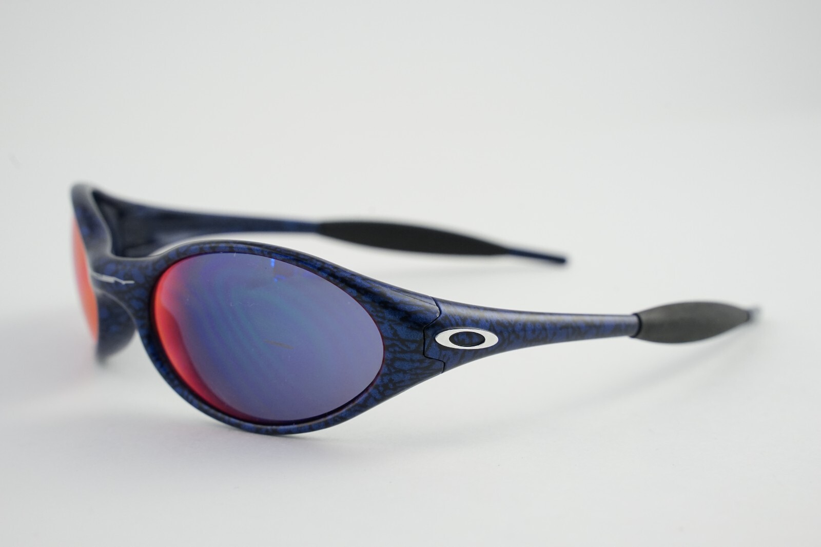 Oakley Eye Jacket 1.0 Cobalt Blue/Positive Red Iridium | eBay