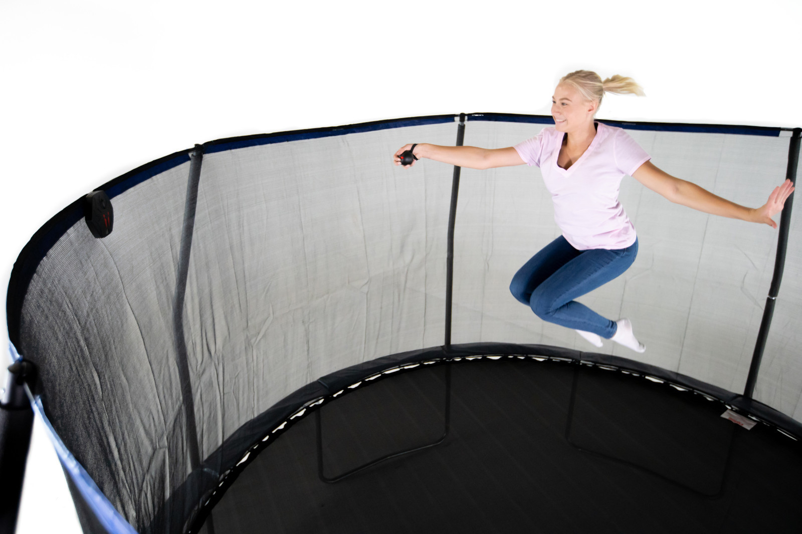 2 Day Shipping! Trampoline Bounce Pro 14 Foot Electron Shooter Game MidnightBlue