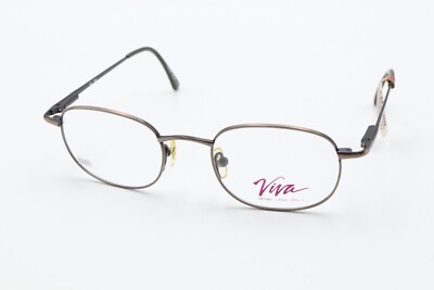 VIVA 691 ARBN Antique Brown 49-20-135 Frames Flex Hinges E253