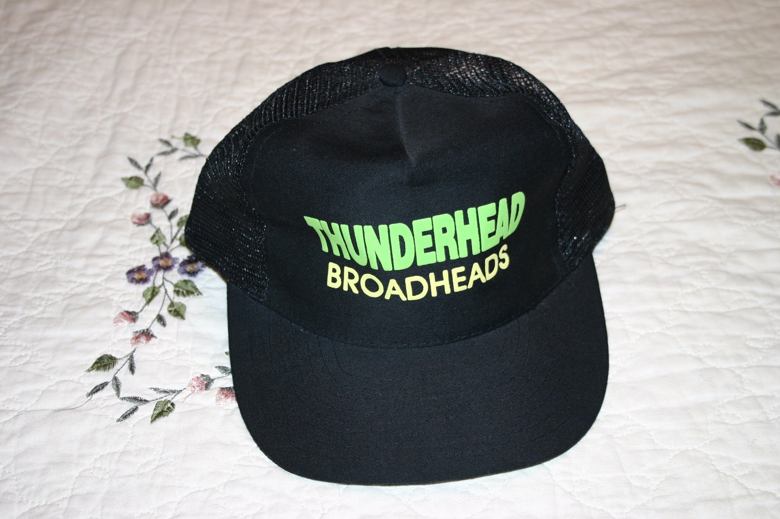 THUNDERHEAD BROADHEADS ADJUSTABLE SNAPBACK CAP TRUCKER HAT