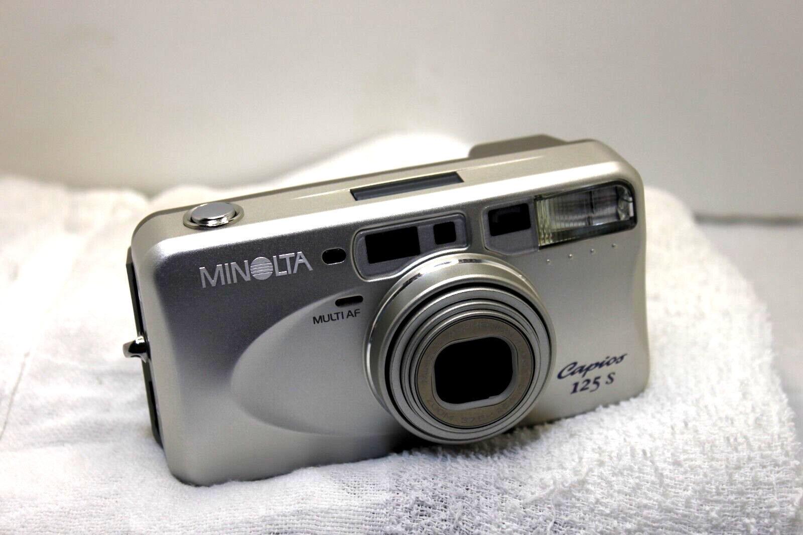 Minolta Capios 125 S Silver Point & Shoot 35mm Compact Film Camera