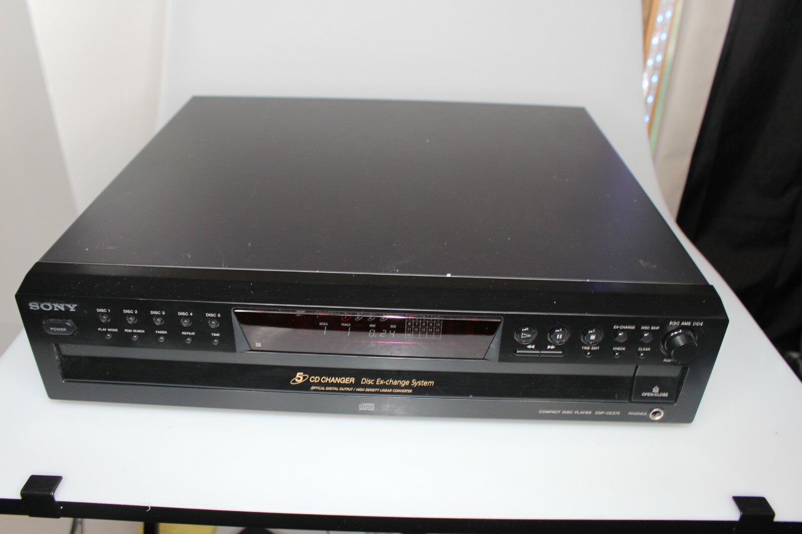 Davinci CDセット Sony five CD changer disc exchange system CDP-CE375 Working