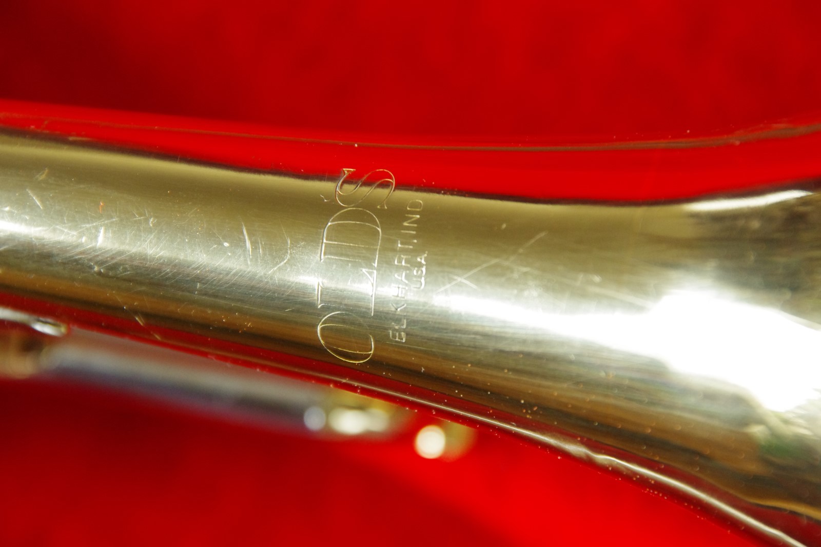 Olds Cornet with Amado water keys, hard case, 2 mouthpieces (7C & 5C) and mute