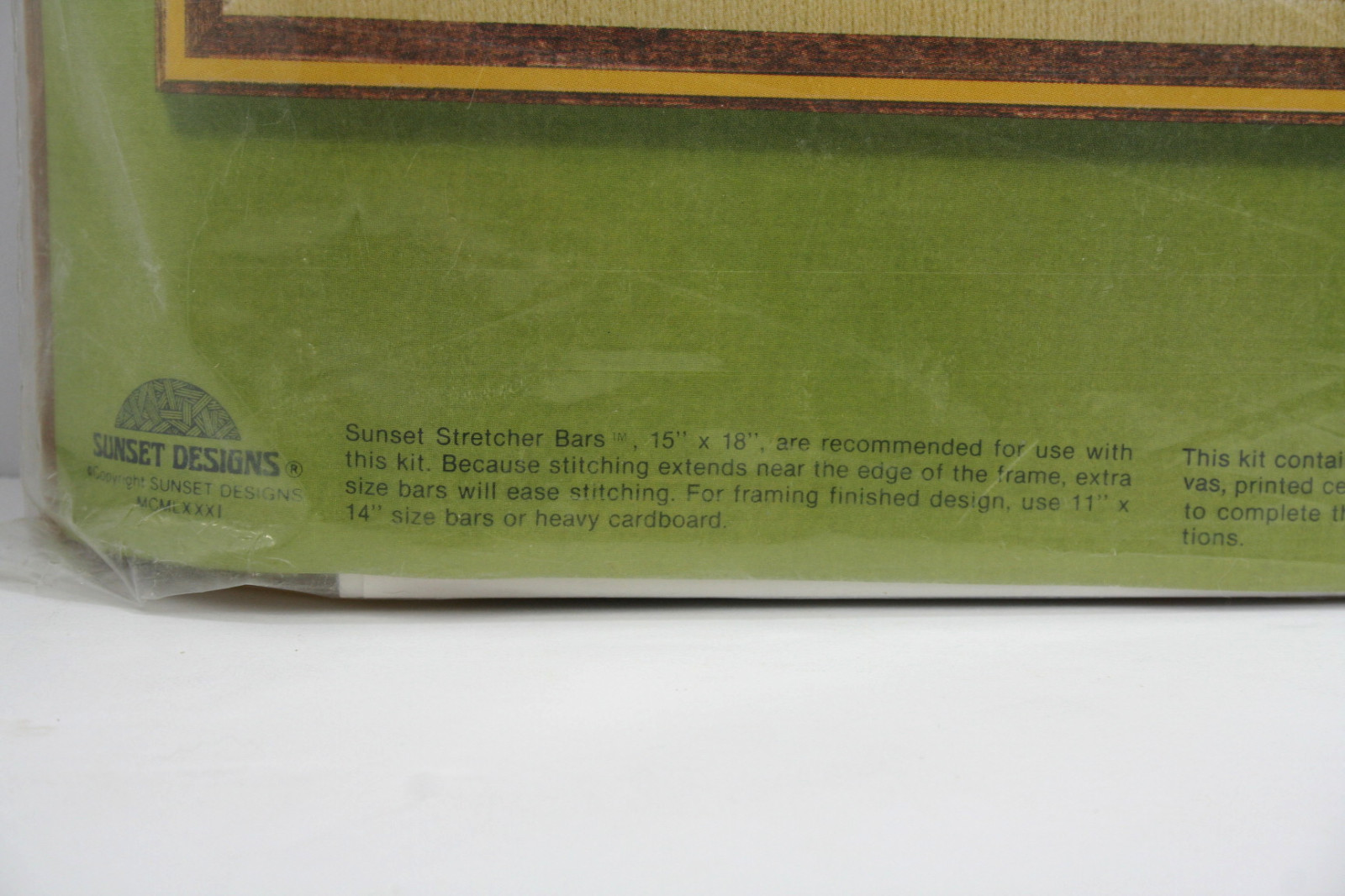 Sunset Needlepoint The Rooster May Crow by Jean Day Kit #6960 Fits 11x14