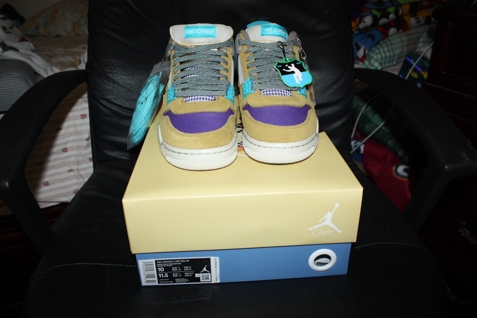 NIB Jordan 4 Retro SP 30th Anniversary Union Desert Moss