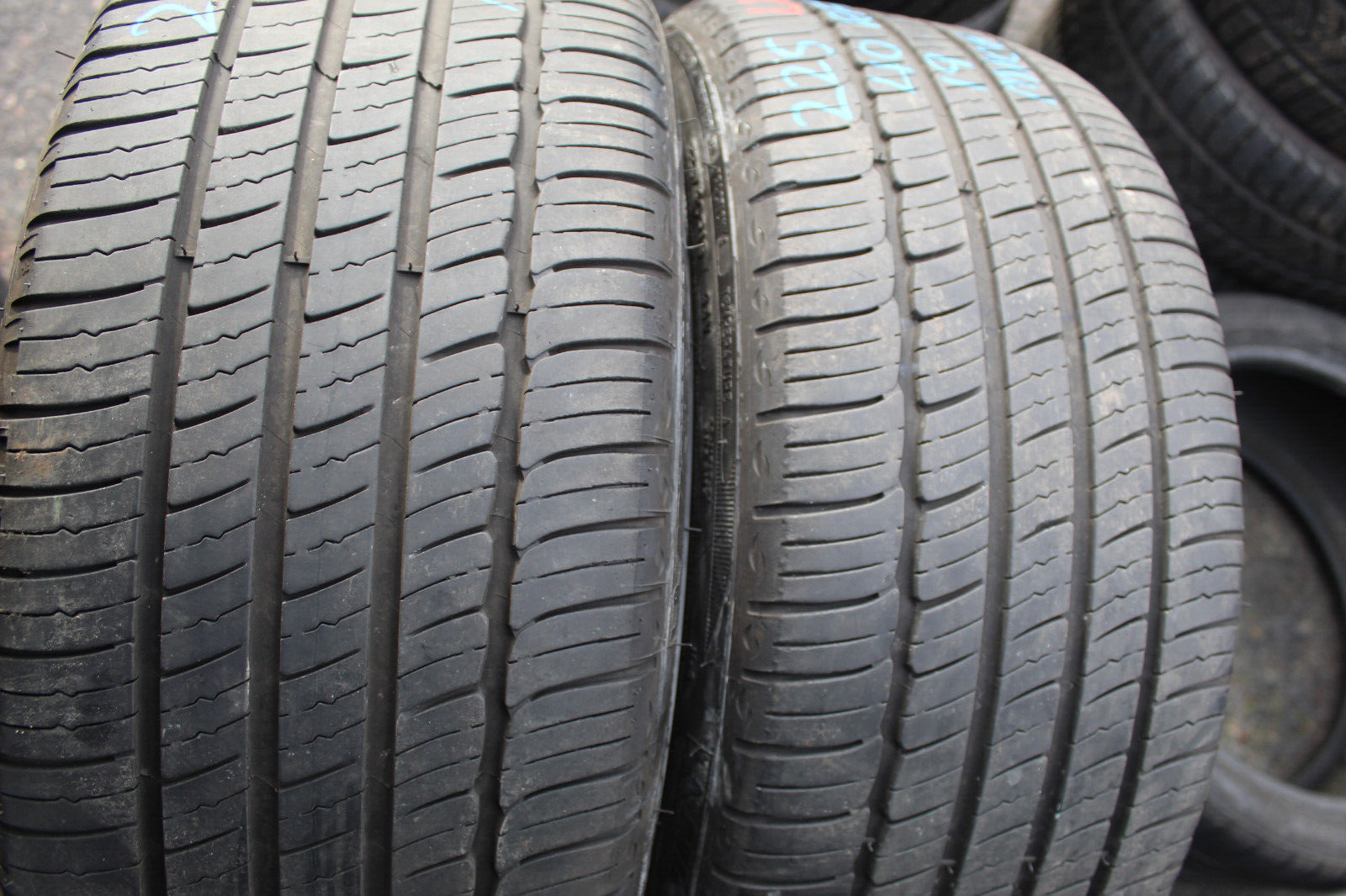 225 40 19 Michelin, RunFlat, XL, 93V, x2 A Pair 6.0mm (F1_tyres) L2291