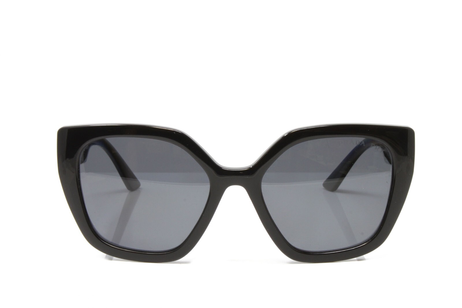 Pre-owned Prada Women's Sunglasses Pr24xs-1ab5z1 Black 52mm Polarized Lens W/case In Gray
