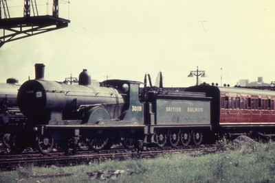 35mm RAILWAY SLIDE: COLOUR-RAIL : BRS 407: CLASS T9: 30119