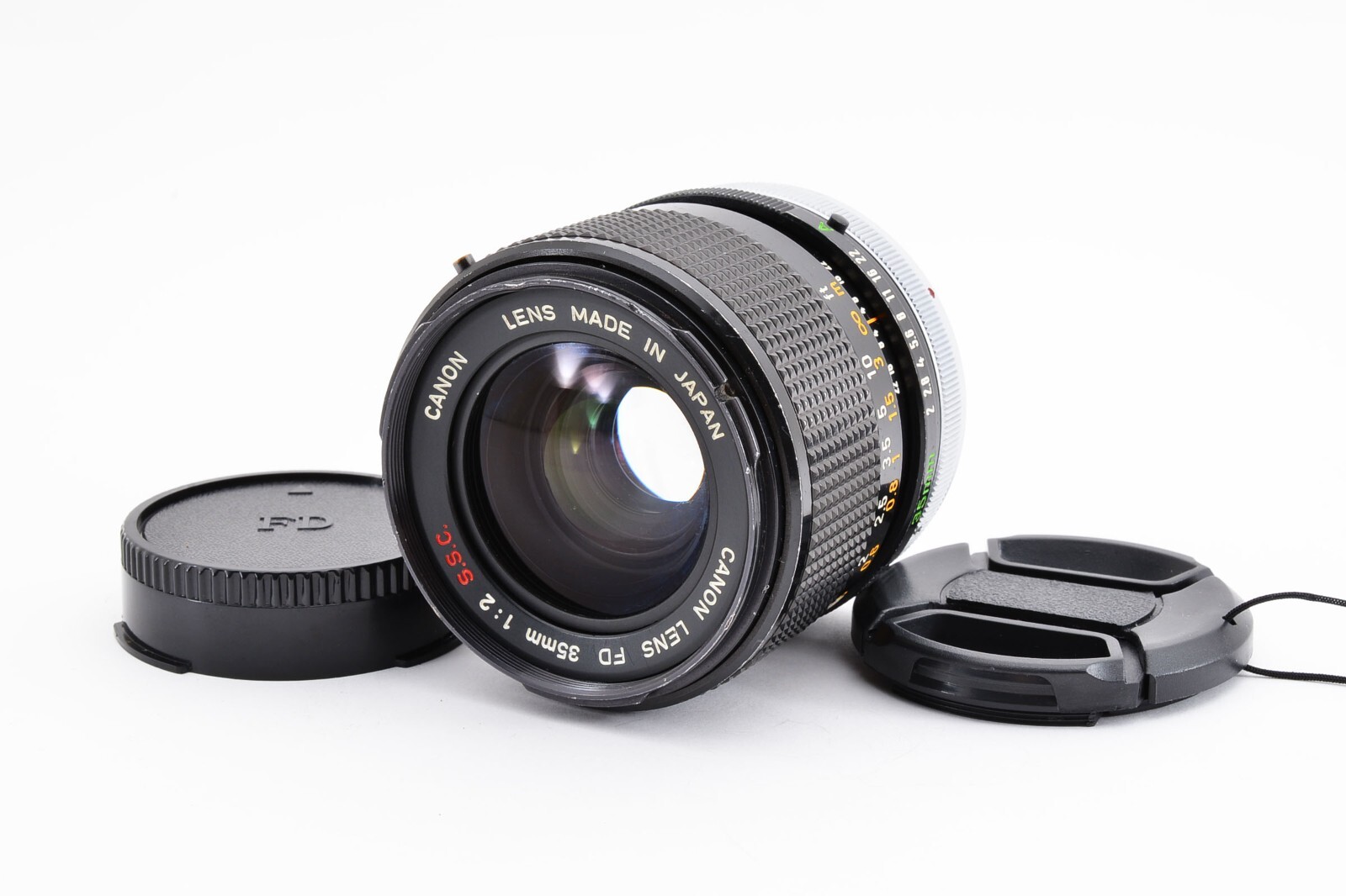 CANON LENS FD 35mm f2 S.S.C (94451) Near MINTfrom Japan CANON LENS FD 35mm f2 S.S.C (94451) Near MINTfrom Japan