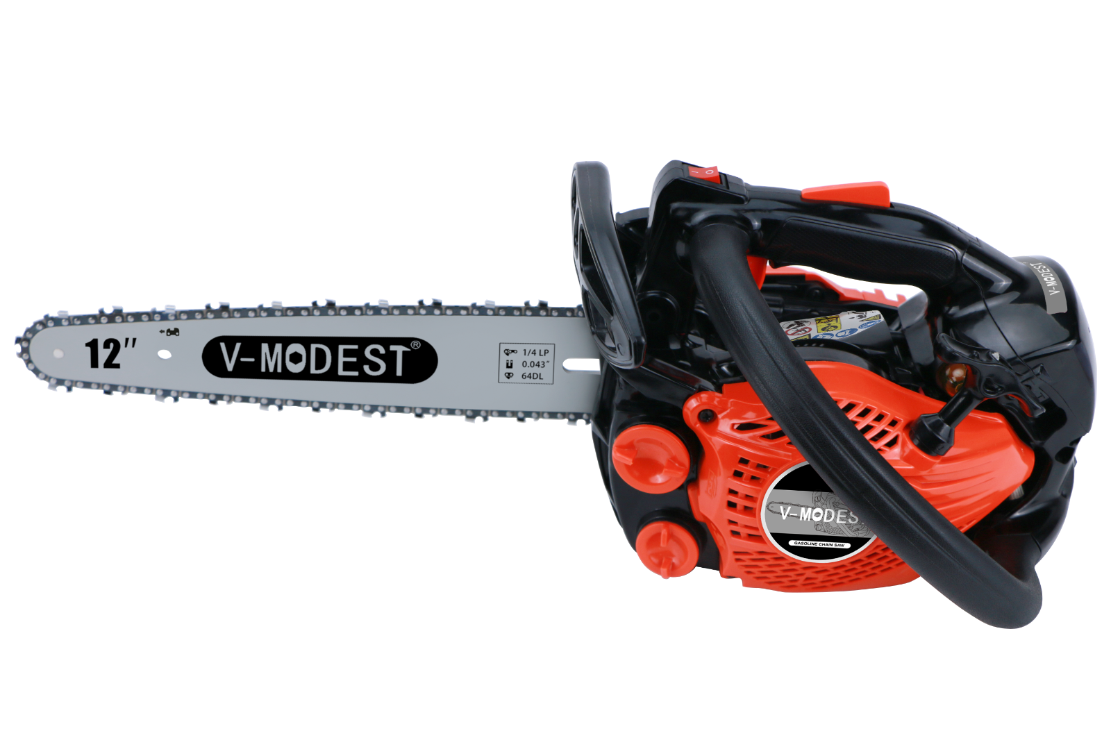 2511 12" Compact Top Handle Chainsaw Gas Power 25CC Climbing Saw 1/4” PITCH BAR