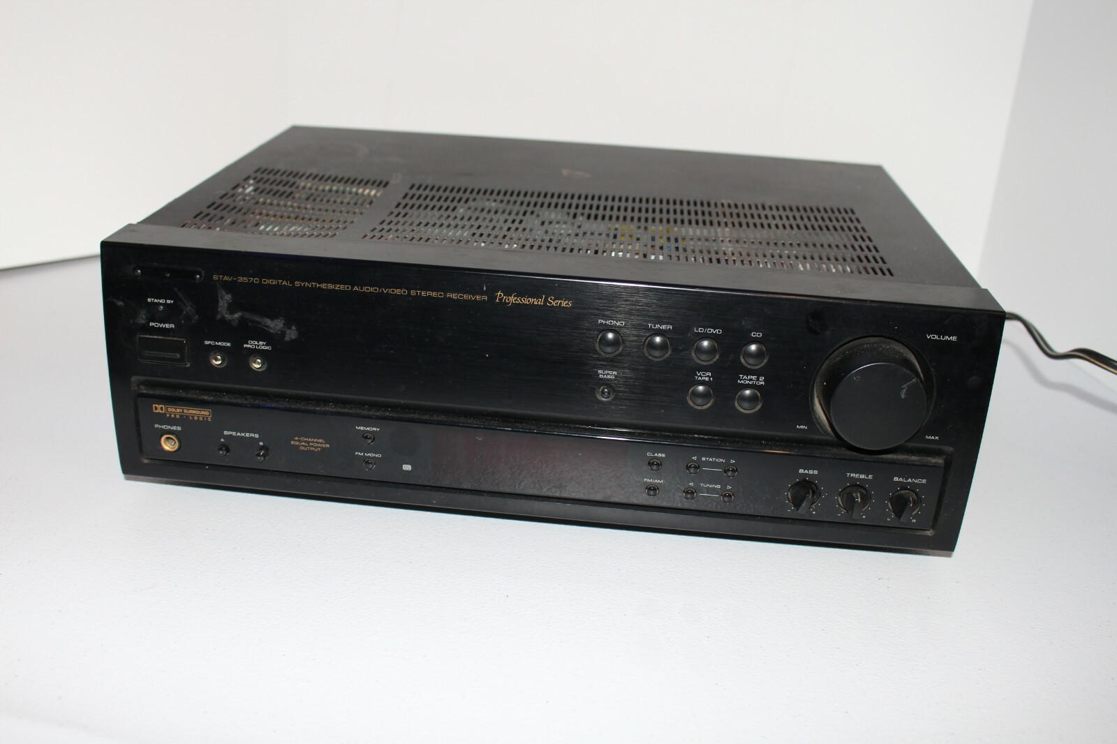 Optimus STAV-3570 Audio/Video Receiver Professional Series