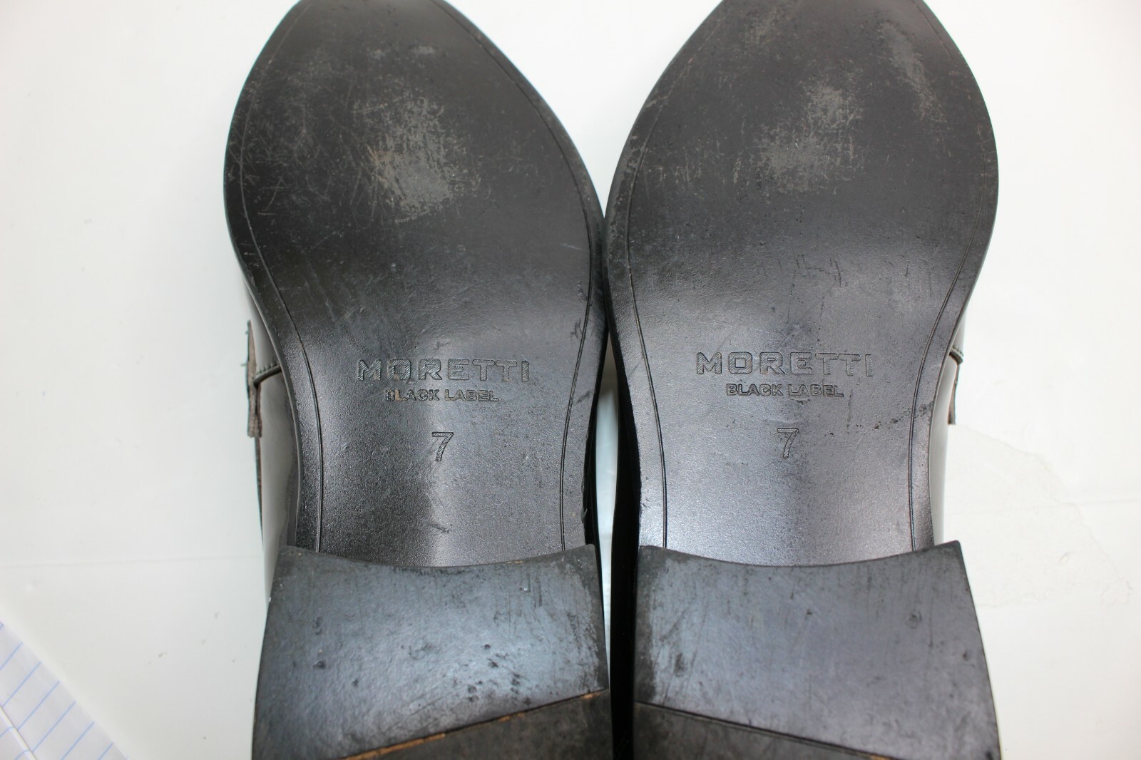 moretti black label loafers