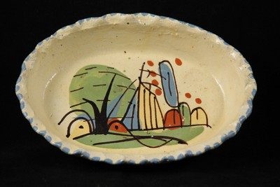 Vintage Mexican Ceramic Nesting Casserole 4 Pottery Rustic Handmade 1940's-50's