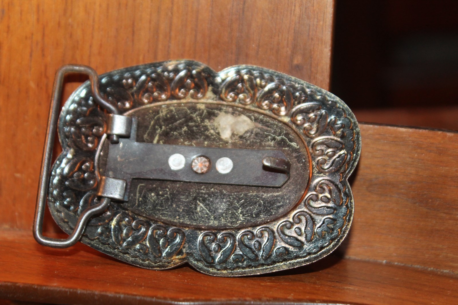 Vintage 1970's Stagecoach Western Style  Belt Buckle