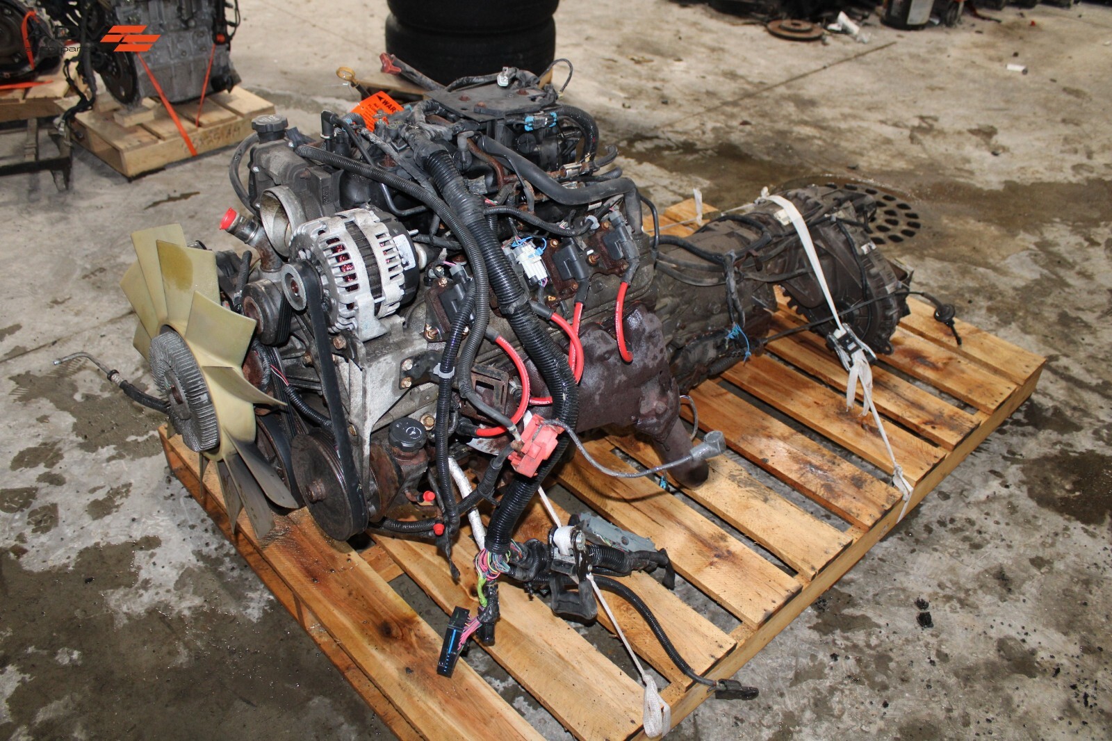 その他 hranm  2003 2003 HUMMER H2 4WD 6.0L ENGINE MOTOR & TRANSMISSION GEAR BOX