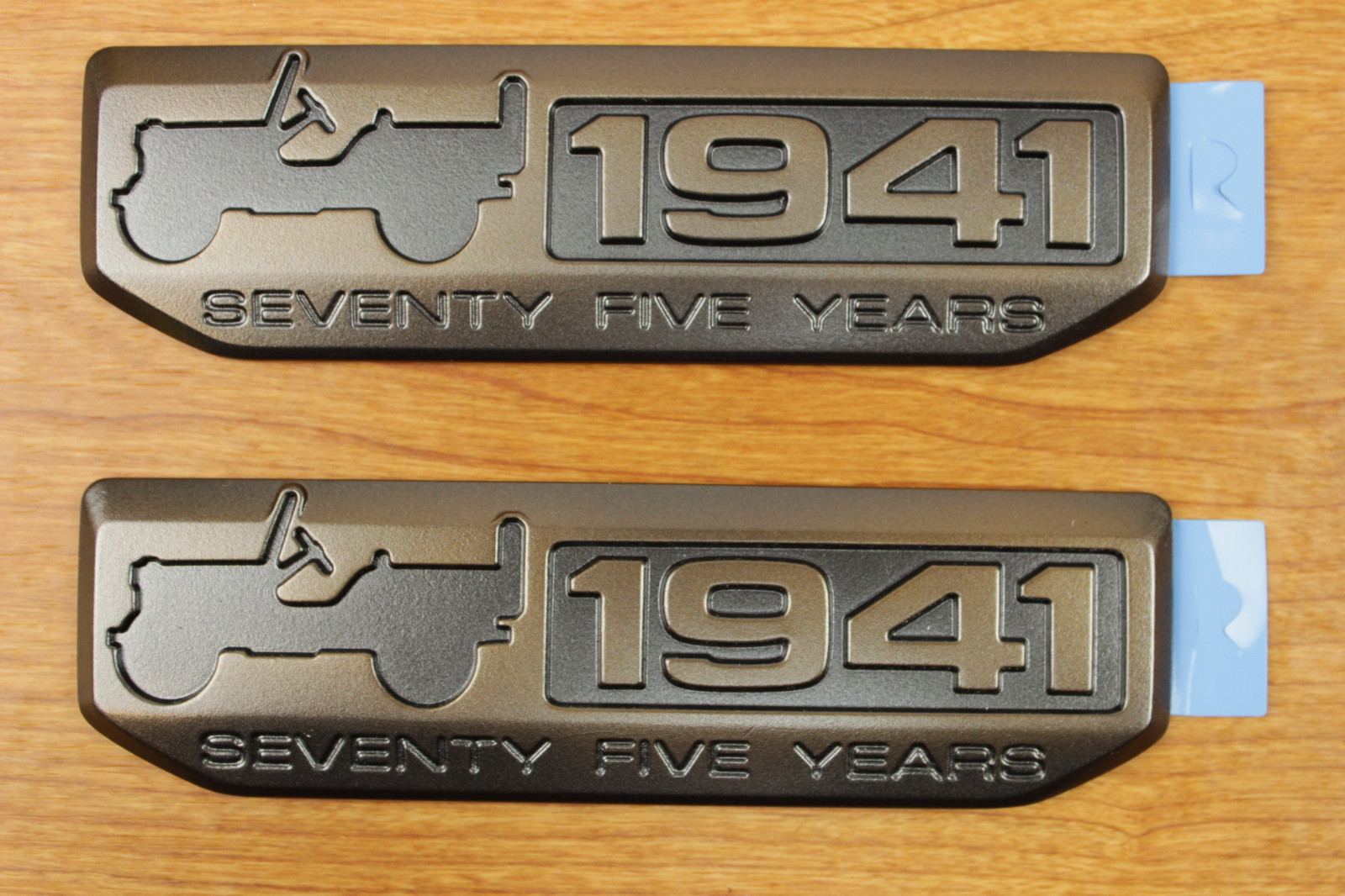 Parts & Accessories Product Name Decals 3 x Black 75th Trail Rated 4x4 & Willy's 1941 Nameplate