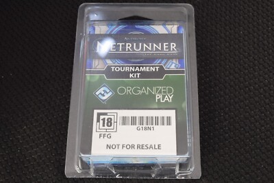 Android Netrunner Card Game LCG Tournament Kit Organized Play G18N1- New