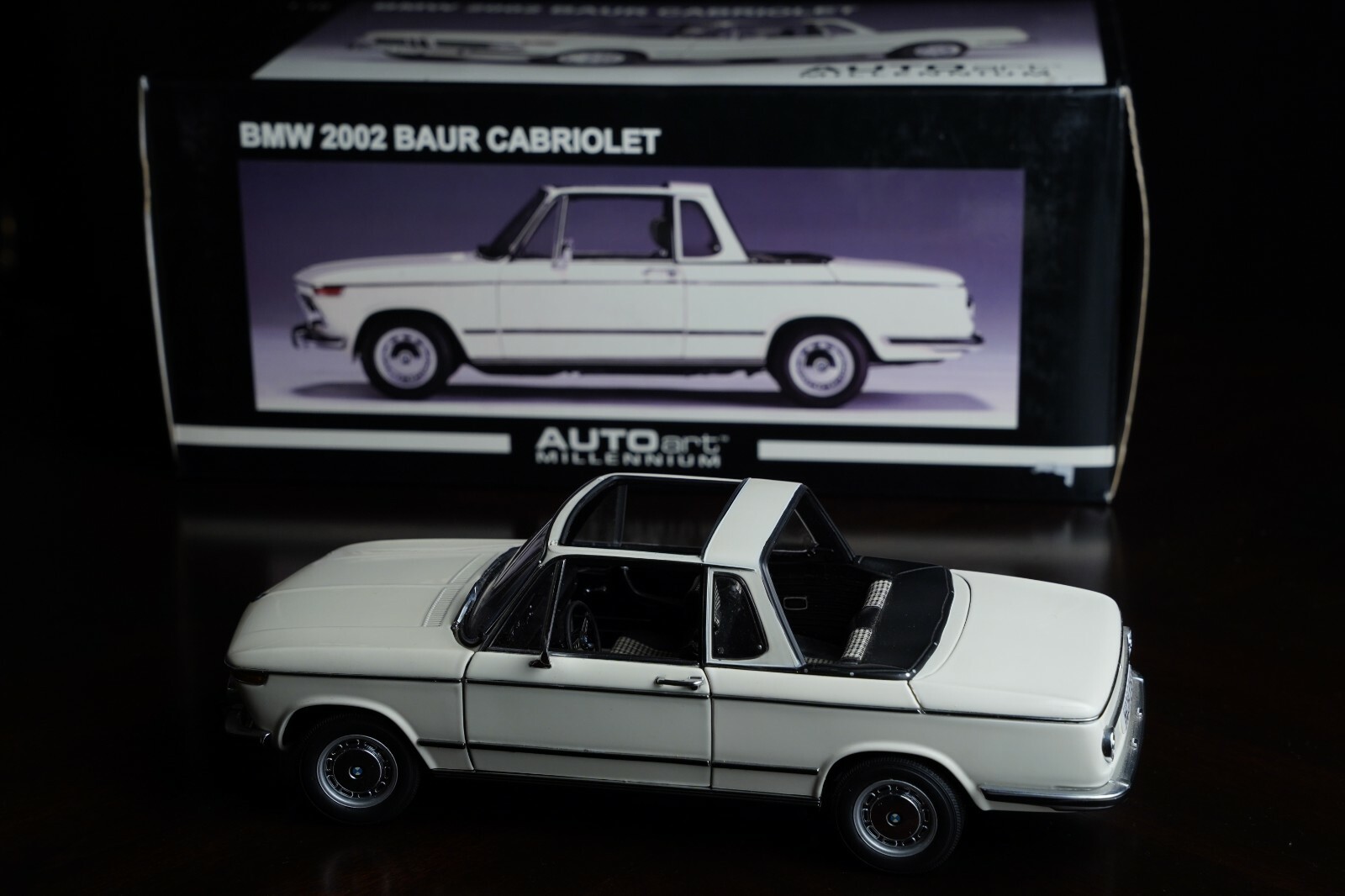 BMW 2002 Baur Cabrio 1:18 AUTOart カブリオレ AUTOart 1/18 BMW 2002 Baur Cabrio Model Car | eBay