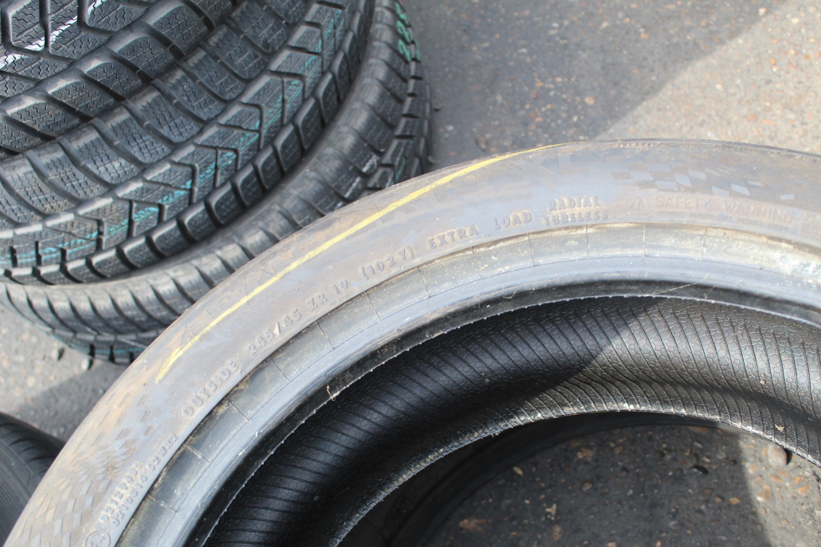 New 245 45 19 Continental, SC 7, XL, 102Y x1 Single Tyre (F1_tyres) L3696