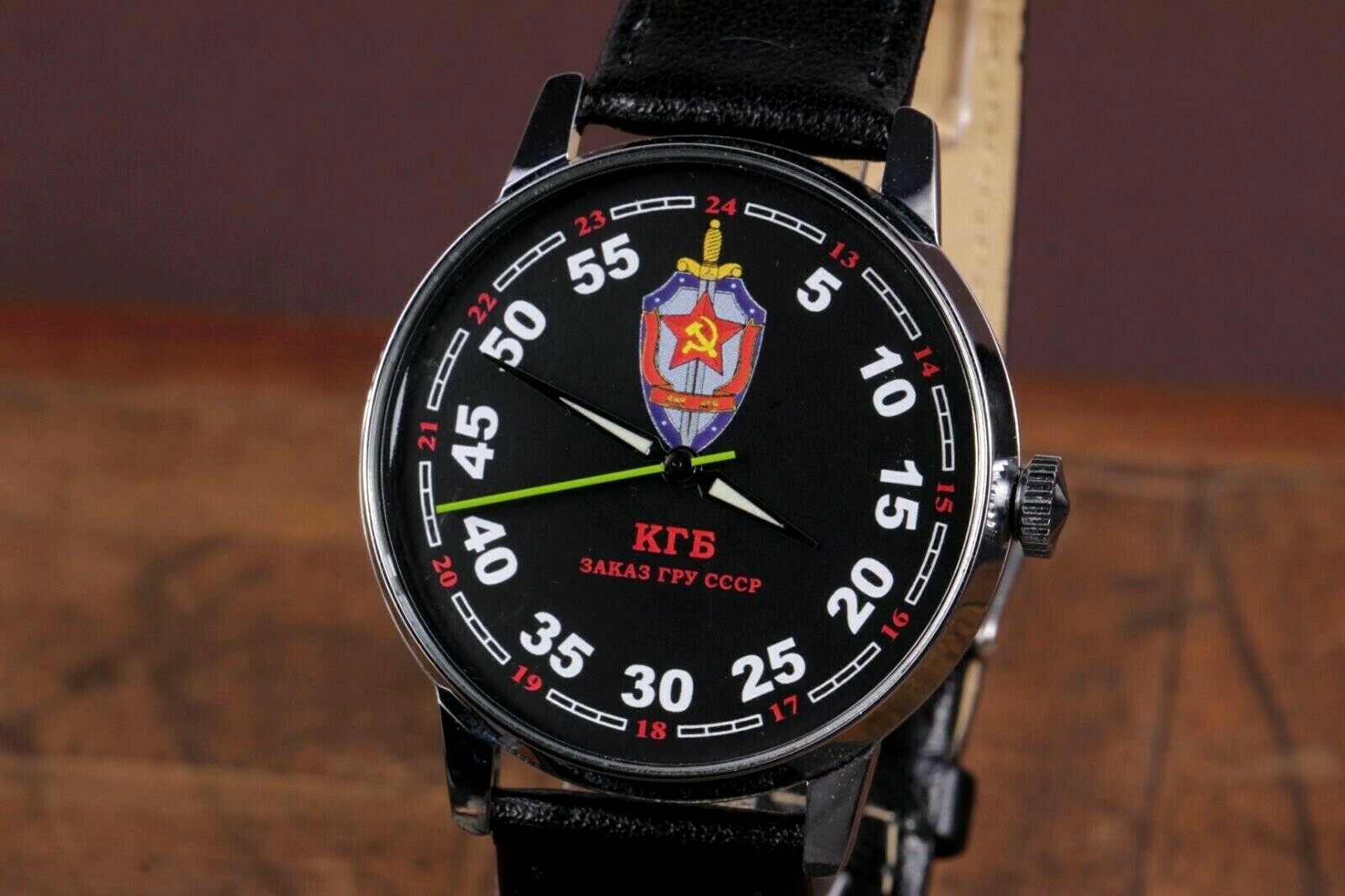 Wrist watches Raketa KGB, Soviet Military watch, Mechanical Russian