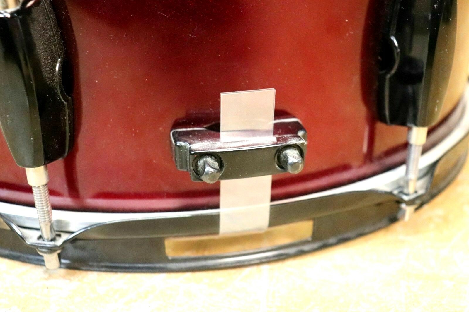 NICE Pearl 5.5x14 Forum Series Snare Drum Metallic Red/Black Floor Display Model