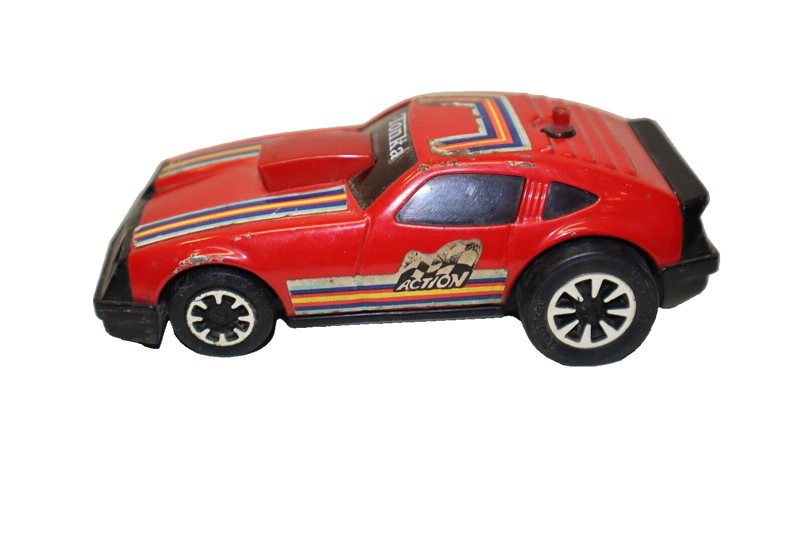 Vintage Tonka Red Push Race Car Friction Action Made in