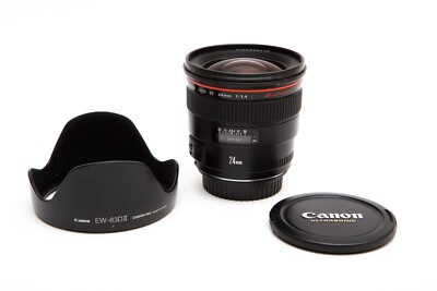 Canon EF 24mm 24 f/1.4 f/1.4L f1.4L f1.4 L USM - Sharp & Fast! USA Model